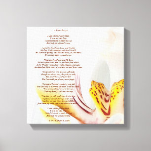Orchid "A Little Prayer" Canvas Afdruk