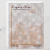 Orchid Abstract Letterhead Sjabloon Briefhoofd Ontwerp (Voorkant / Achterkant)