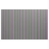Orchid and Dark Green Lined/Striped Pattern Stof (Fat Quarter)