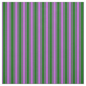 Orchid and Dark Green Lines Stof (Swatch)