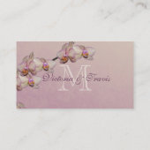 Orchid Beauty Paarse Place Card Plaatskaartje (Achterkant)