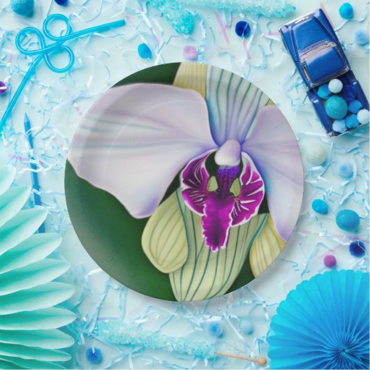 Orchid Beauty Papieren Bordje (Feest)