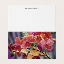 Orchid bedankpas kaart