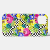Orchid Begonia en Palm Leaves Case-Mate iPhone Case (Achterkant (horizontaal))