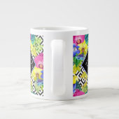 Orchid Begonia en Palm Leaves | Monogram Grote Koffiekop (Achterkant)