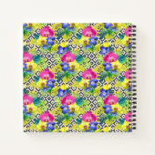 Orchid Begonia en Palm Leaves Notitieboek (Achterkant)