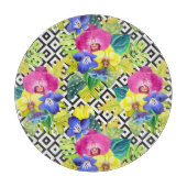 Orchid Begonia en Palm Leaves Snijplank (Voorkant)