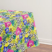 Orchid Begonia en Palm Leaves Tafelkleed (Voorbeeld)