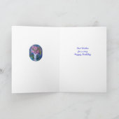 Orchid Birthday Kaart (Binnen)