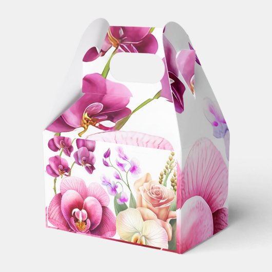Orchid Blast Favor Box Bedankdoosjes (Achterkant)
