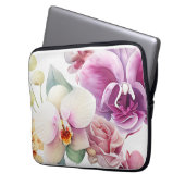 Orchid Blast Laptop Sleeve (Voorkant Links)