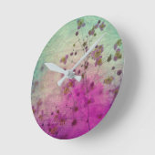 Orchid blauwgroen en paarse bloem ronde klok (Hoek)