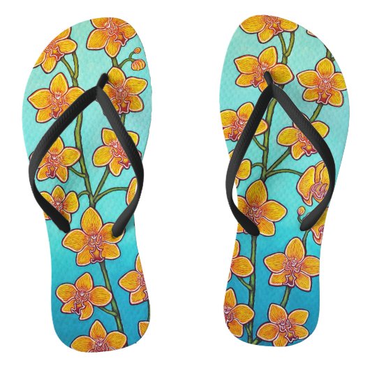 Orchid Bliss Teenslippers Thin Strap van Lisa Lore (Voetbed)