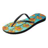 Orchid Bliss Teenslippers Thin Strap van Lisa Lore (Schuin)