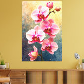 Orchid Bloom Canvas Afdruk (Insitu (Woonkamer))