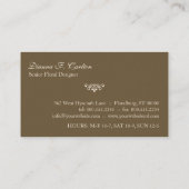 Orchid Blooms 2 Visitekaartje (Achterkant)