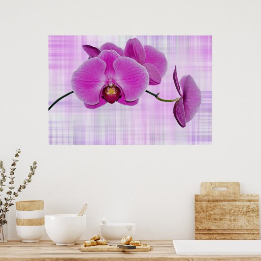 Orchid Blooms Poster (Keuken)
