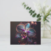 Orchid Blossom Briefkaart (Staand voorkant)