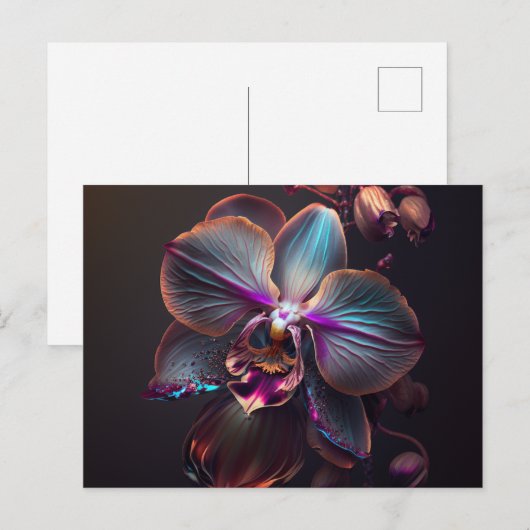 Orchid Blossom Briefkaart (Voorkant / Achterkant)