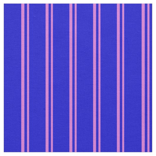 Orchid & Blue Lines Pattern Stof (Close Up)