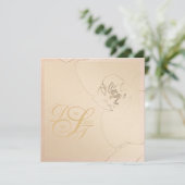 Orchid Blush Gold-uitvindingen Kaart (Staand voorkant)