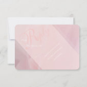 Orchid Blush RSVP Kaartje (Achterkant)