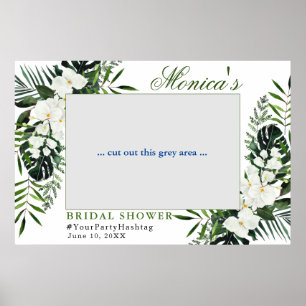 Orchid Bohemian Floral Vrijgezellenfeest Foto Lijs Poster