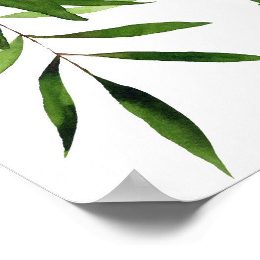 Orchid Bohemian Floral Vrijgezellenfeest Foto Lijs Poster (Hoek)