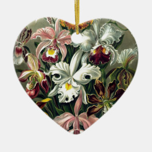 Orchid Botanical Print Keramisch Ornament