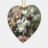 Orchid Botanical Print Keramisch Ornament (Links)