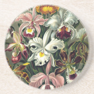 Orchid Botanical Print Zandsteen Onderzetter