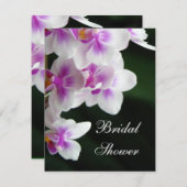 Orchid Bridal Shower Kaart (Voorkant / Achterkant)