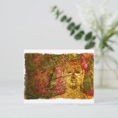 Orchid Buddha Briefkaart (Staand voorkant)