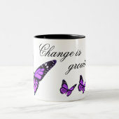 Orchid Butterfly Coffee Mok (Center)