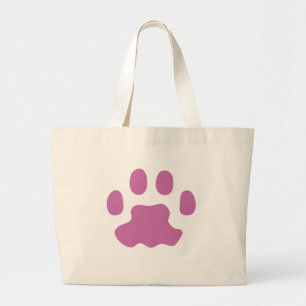 Orchid Cat Paw Grote Tote Bag