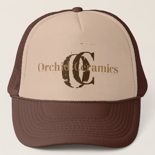 Orchid Ceramics Mesh Trucker Hat Pet (Voorkant)