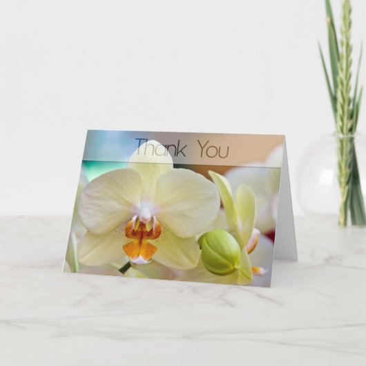 Orchid • Dank u kaarden Bedankkaart (Voorkant)