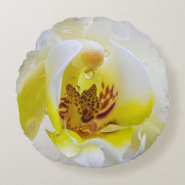 Orchid Dew Rond Kussen