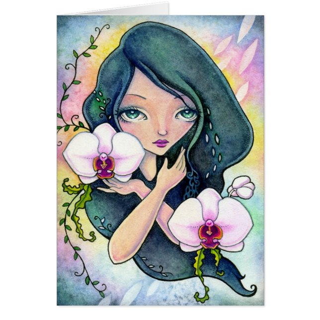 Orchid Dreams - blanco kaart (Voorkant)