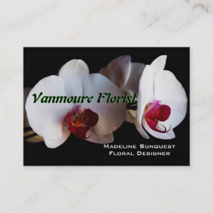 Orchid Dual Luxury Pearl Florist Visitekaartje