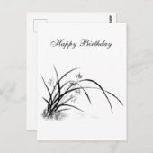 Orchid Elegance Briefkaart (Voorkant / Achterkant)