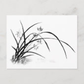 Orchid Elegance Briefkaart (Voorkant)