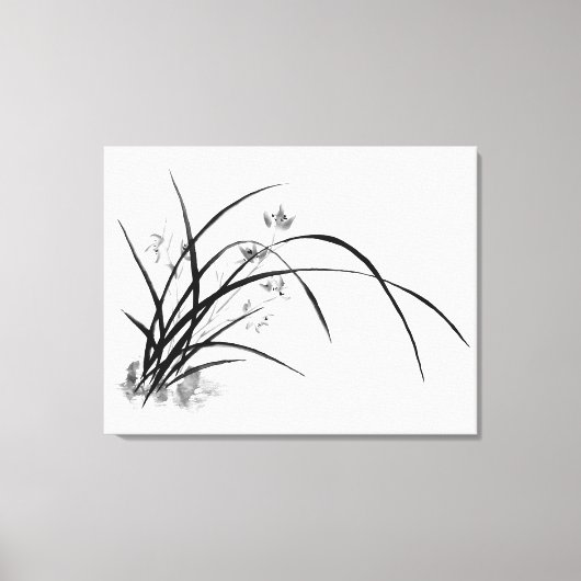 Orchid Elegance Canvas Afdruk (Voorkant)