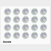 Orchid Elegance Ronde Sticker (Vel)