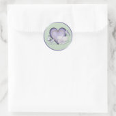 Orchid Elegance Ronde Sticker (Tas)