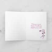 Orchid en Butterfly Kaart (Binnen)