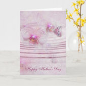 Orchid en Butterfly Kaart (Gele Bloem)