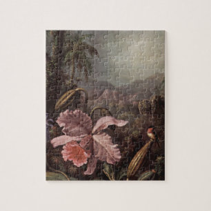 Orchid en Hummingbird van Martin Johnson Heade Legpuzzel
