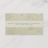 Orchid en Leaves Visitekaartje (Achterkant)