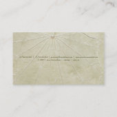 Orchid en Leaves Visitekaartje (Achterkant)